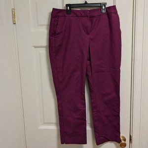 Boden Size 6 Pink Cropped Trousers